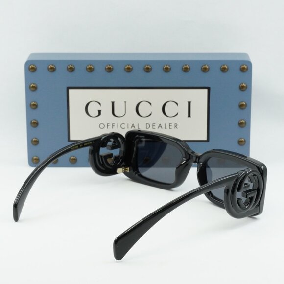 Gucci GG1325S 001 Square Sunglasses - Black main image 6
